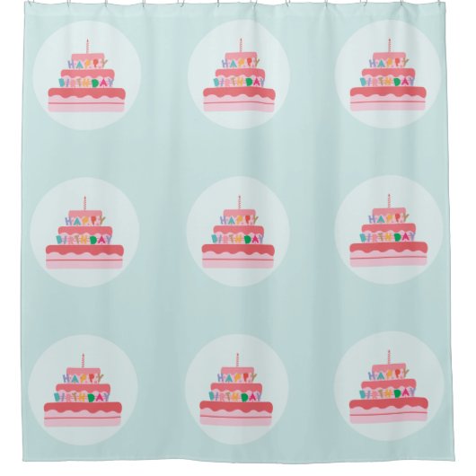 Happy Birthday Duwer Vorhang (Vorderseite)