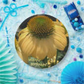 Happy Birthday Echinacea Pappteller (Party)