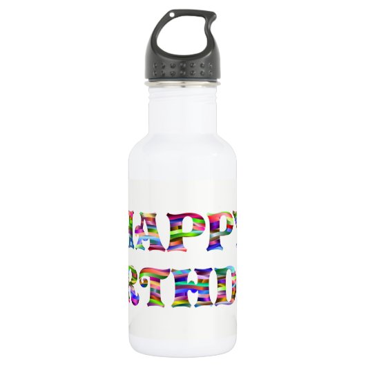 Happy Birthday Edelstahlflasche (Vorderseite)