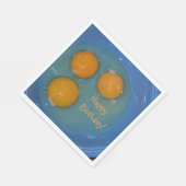 Happy Birthday Egg Lover Serviette (Ecke)