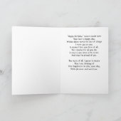 Happy Birthday Ehefrau Karte (Innenseite)