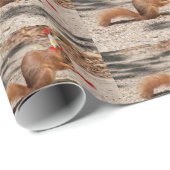 Happy Birthday Eichhörnchen Geschenkpapier (Rolleneckpunkt)