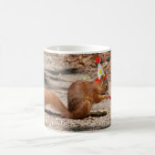 Happy Birthday Eichhörnchen Kaffeetasse (Mittel)