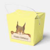 Happy Birthday Eichhörnchen mit benutzerdefinierte Geschenkschachtel (Rückseite)