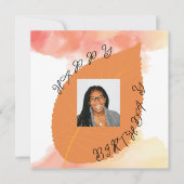 Happy Birthday Einladung (Vorderseite)