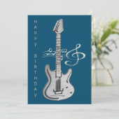 Happy Birthday Einladung (Stehend Vorderseite)