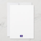 Happy Birthday Einladung (Rückseite)