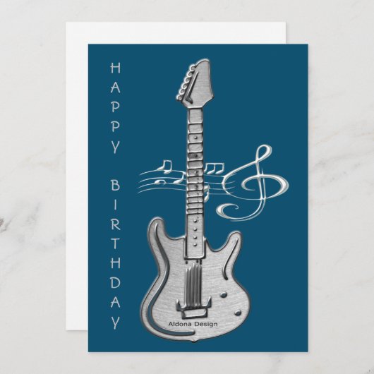 Happy Birthday Einladung (Vorne/Hinten)