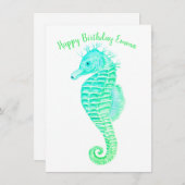 Happy Birthday Einladung (Vorne/Hinten)