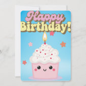 HAPPY BIRTHDAY EINLADUNG (Vorderseite)
