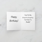 Happy Birthday Electric Guitar Dankeskarte (Innenseite)