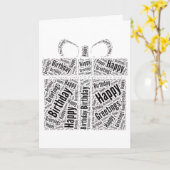 Happy Birthday Elegante Fun Card Karte (Gelbe Blume)