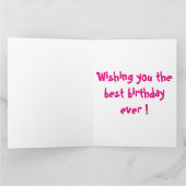 "HAPPY BIRTHDAY" ELEPHANT MIRL KARTE (Innenseite)