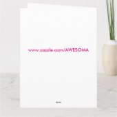 "HAPPY BIRTHDAY" ELEPHANT MIRL KARTE (Rückseite)