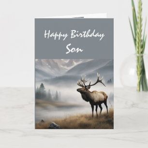 Happy Birthday Elk Son, der hervorragende Karte