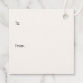 Happy Birthday English Bulldogs Geschenkanhänger (Rückseite)