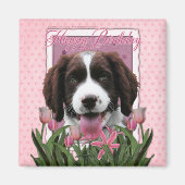 Happy Birthday - English Springer Spaniel - Baxter Magnet (Vorne)