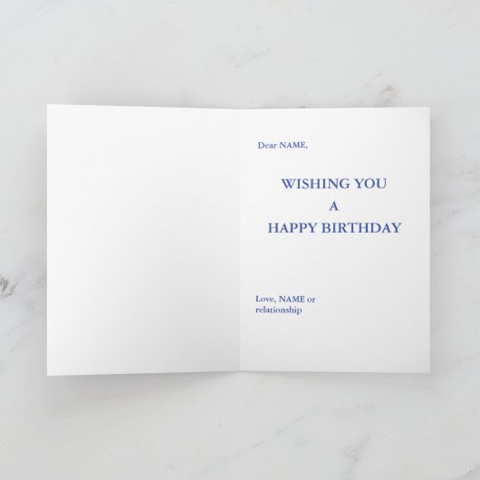 Happy Birthday Enkel mit E-Mail-Fotokarte Karte (Innenseite)