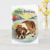 Happy Birthday Erleben Sie spannenden Spaß Boxer D Karte (Gelbe Blume)