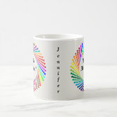 Happy Birthday erscheint wie Magic NAME Coffee Cup Verwandlungstasse (Mittel)