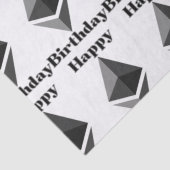 Happy Birthday Ethereum Icon Tissue Seidenpapier (Detail)