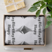 Happy Birthday Ethereum Icon Tissue Seidenpapier (Geschenk)