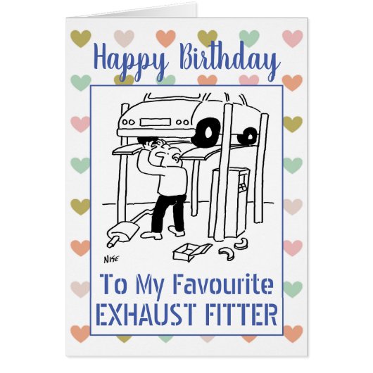 Happy Birthday Exhaust Fitter (Vorne)