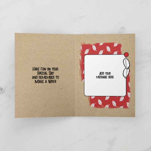 Happy Birthday fabelhafte Nichte hinzufügen Foto r Karte (Innenseite)