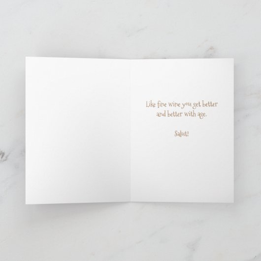 Happy Birthday Fabulous Elegant Zeichnend Frau Karte (Innenseite)