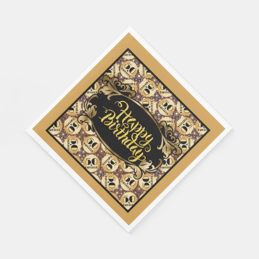 Happy Birthday Fabulous Fifty Serviette (Ecke)