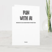 Happy Birthday Fabulous Lady Karte (Rückseite)