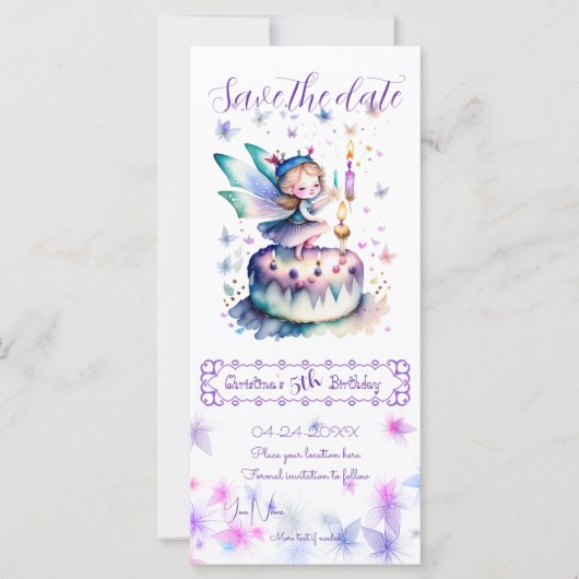 Happy Birthday Fairy 01 (Vorderseite)