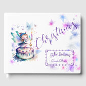 Happy Birthday Fairy 01 Gästebuch (Vorderseite)