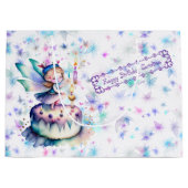 Happy Birthday Fairy 01 Große Geschenktüte (Vorderseite)