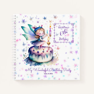 Happy Birthday Fairy 01 Notizblock