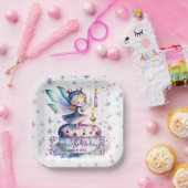 Happy Birthday Fairy 01 Pappteller (Party)