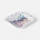 Happy Birthday Fairy 01 Pappteller (Gewinkelt)