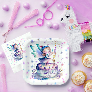 Happy Birthday Fairy 01 Pappteller