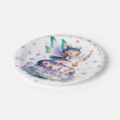 Happy Birthday Fairy 01 Pappteller (Schrägansicht)