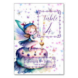 Happy Birthday Fairy 01 Tischnummer