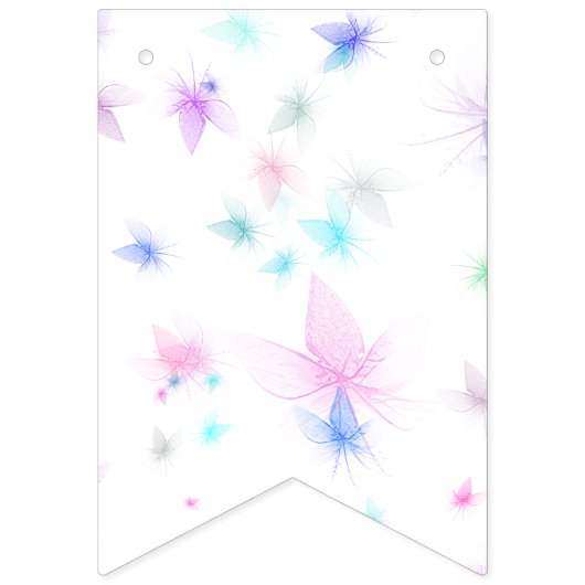 Happy Birthday Fairy 01 Wimpelkette (Erste Fahne)