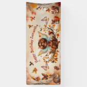 Happy Birthday Fairy Enchanted Forest Banner (Vertikal)