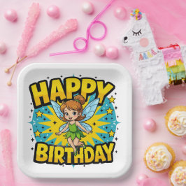 Happy Birthday Fairy Pappteller