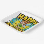 Happy Birthday Fairy Pappteller (Gewinkelt)