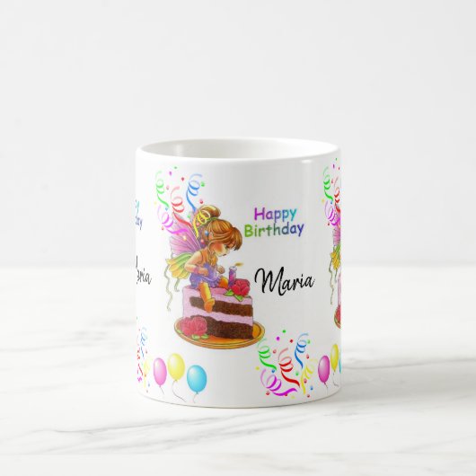 Happy Birthday Fairy Tasse (Mittel)