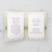 Happy Birthday Fairy Themed Personalized Girl's Karte (Innenseite)