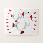 Happy Birthday Family Bears Jigsaw Puzzle Geschenk (Horizontal)