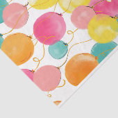 Happy Birthday farbenfrohe Balloons Tissue Seidenpapier (Ausschnitt)
