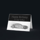 Happy Birthday Father Dad Classic Cars Vehicles Karte<br><div class="desc">You may be a year older but you're still a classic. Happy Birthday Father Dad for the one that loves cars,  sells cars or works on cars</div>