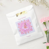 Happy Birthday Favor Bags Lilies Lavender Pink Geschenktütchen (Versiegelt)